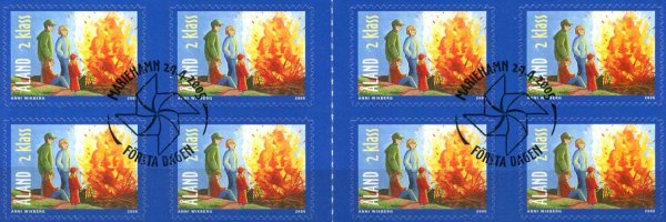 Åland Afa 252 Stemplet Hæfte