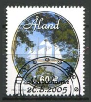 Åland Afa 255 Stemplet