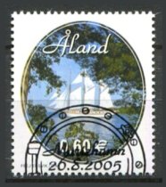 Åland Afa 255 Stemplet