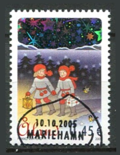 Åland Afa 258 Stemplet