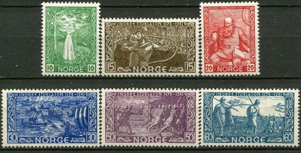 Norge Afa 265 - 70 Ustemplet
