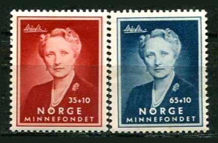 Norge Afa 418 - 19 Postfrisk