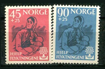 Norge Afa 457 - 58 Postfrisk