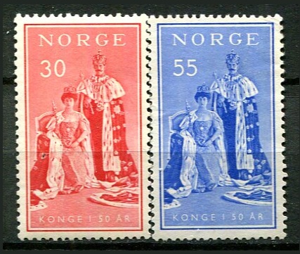 Norge Afa 416 - 17 Ustemplet