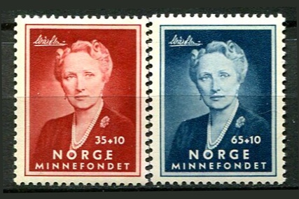 Norge Afa 418 - 19 Ustemplet