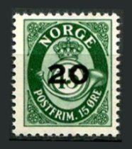 Norge Afa 392 Ustemplet