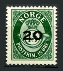 Norge Afa 392 Ustemplet