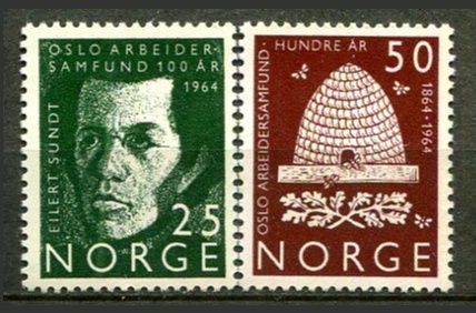 Norge Afa 526 - 27 Postfrisk