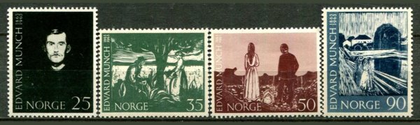 Norge Afa 522 - 25 Postfrisk