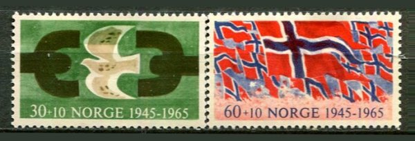 Norge Afa 541 - 42 Postfrisk