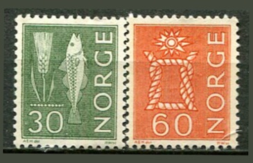 Norge Afa 537 - 38 Postfrisk