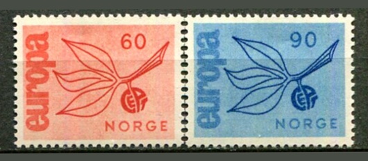 Norge Afa 545 - 46 Postfrisk