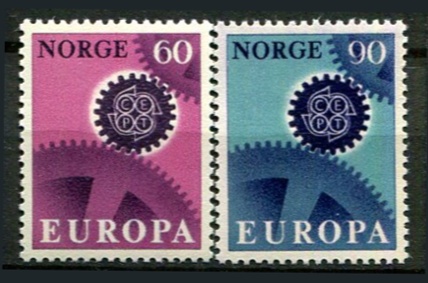 Norge Afa 568 - 69 Postfrisk