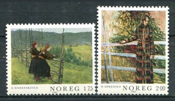 Norge Afa 875 - 76 Postfrisk