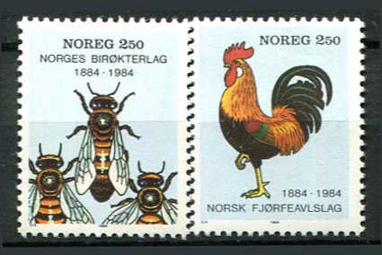Norge Afa 916 - 17 Postfrisk