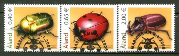 Åland Afa 259 - 61 Stemplet