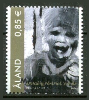 Åland Afa 262 Stemplet