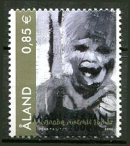 Åland Afa 262 Stemplet