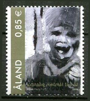 Åland Afa 262 Stemplet