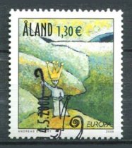 Åland Afa 265 Stemplet