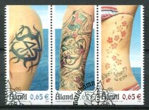 Åland Afa 270 - 72 Stemplet Sammentryk