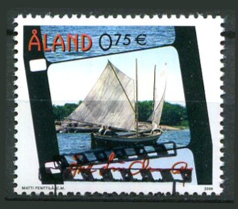 Åland Afa 267 Stemplet