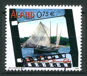 Åland Afa 267 Stemplet