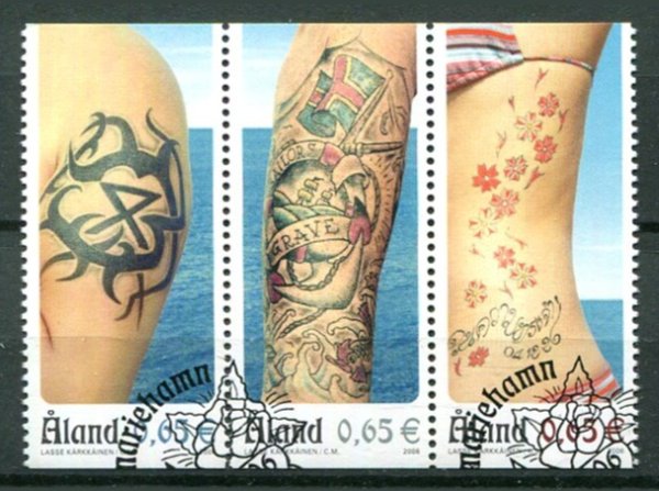 Åland Afa 270 - 72 Stemplet Sammentryk