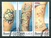 Åland Afa 270 - 72 Stemplet Sammentryk