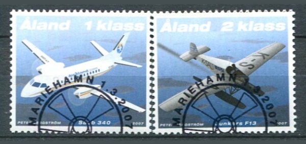 Åland Afa 277 - 78 Stemplet