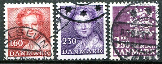 Danmark Afa 756 - 58 Stemplet