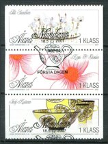 Åland Afa 282 - 84 Stemplet Sammentryk