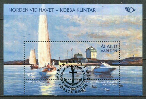 Åland Afa 322 Stemplet Miniark