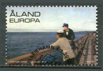 Åland Afa 321 Stemplet