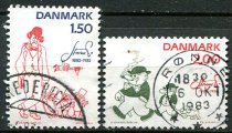 Danmark Afa 761 - 62 Stemplet