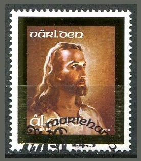 Åland Afa 323 Stemplet