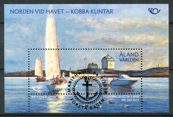 Åland Afa 327 Stemplet Miniark