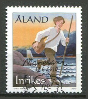 Åland Afa 330 Stemplet