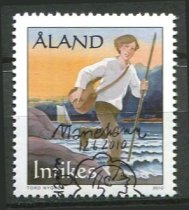 Åland Afa 330 Stemplet