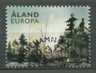 Åland Afa 341 Stemplet