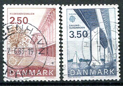 Danmark Afa 778 - 79 Stemplet