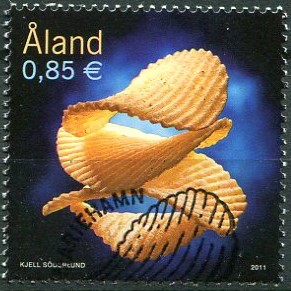 Åland Afa 348 Stemplet