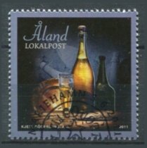 Åland Afa 345 Stemplet