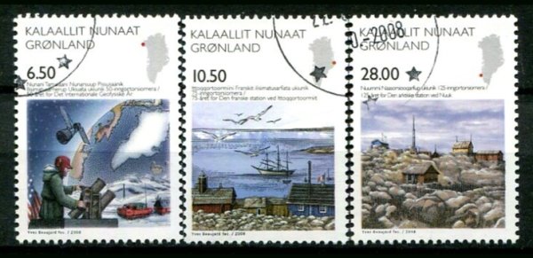 Grønland Afa 519 - 21 Stemplet