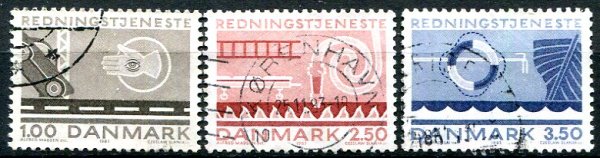 Danmark Afa 782 - 84 Stemplet