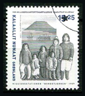 Grønland Afa 545 Stemplet