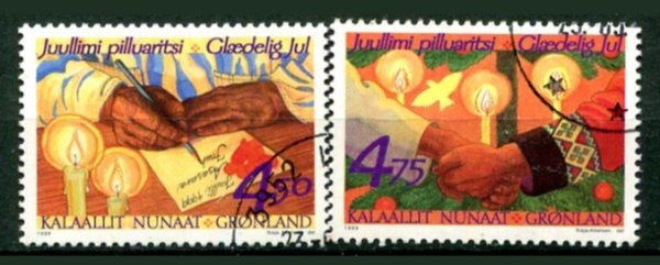 Grønland Afa 350 - 51 Stemplet