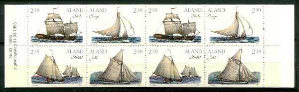 Åland Afa 95 - 98 Postfrisk Hæfte