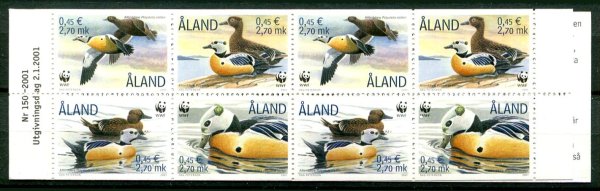 Åland Afa 186 - 89 Postfrisk Hæfte