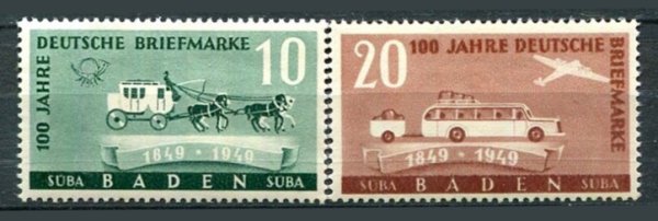 Baden Afa 57 - 58 Postfrisk